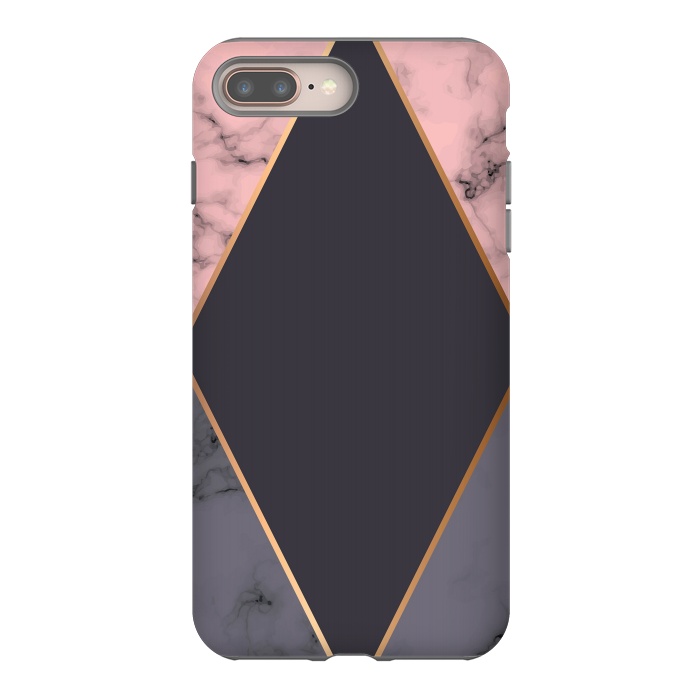 iPhone 7 plus StrongFit Marble Geometry 018 by Jelena Obradovic