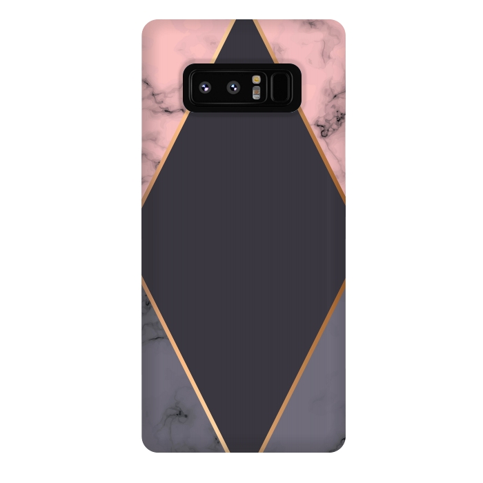 Galaxy Note 8 StrongFit Marble Geometry 018 by Jelena Obradovic
