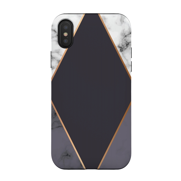 iPhone Xs / X StrongFit Marble Geometry 019 by Jelena Obradovic