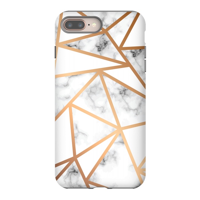 iPhone 7 plus StrongFit Marble Geometry 021 by Jelena Obradovic