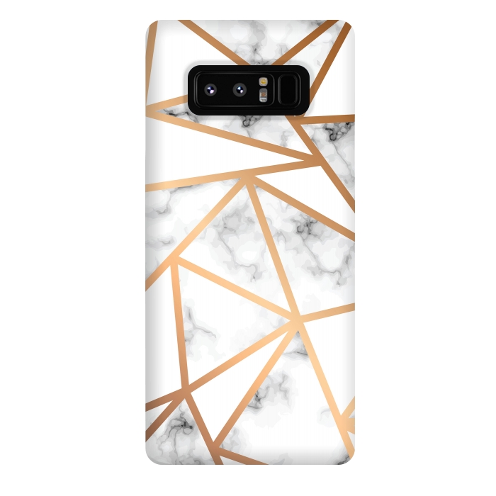 Galaxy Note 8 StrongFit Marble Geometry 021 by Jelena Obradovic