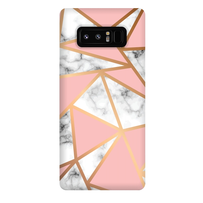 Galaxy Note 8 StrongFit Marble Geometry 022 by Jelena Obradovic