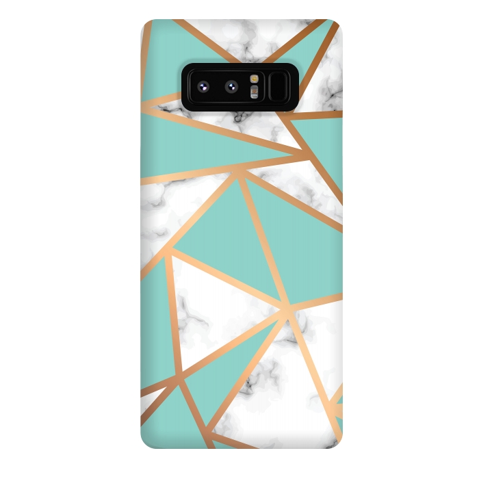 Galaxy Note 8 StrongFit Marble Geometry 023 by Jelena Obradovic