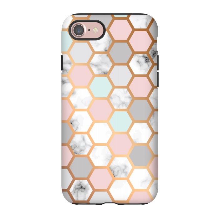iPhone 7 StrongFit Marble Geometry 025 by Jelena Obradovic
