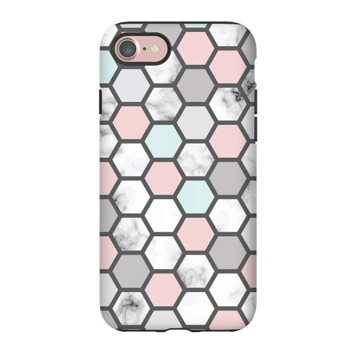 iPhone 7 StrongFit Marble Geometry 026 by Jelena Obradovic