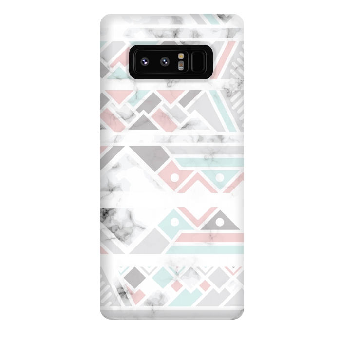Galaxy Note 8 StrongFit Marble Geometry 027 by Jelena Obradovic