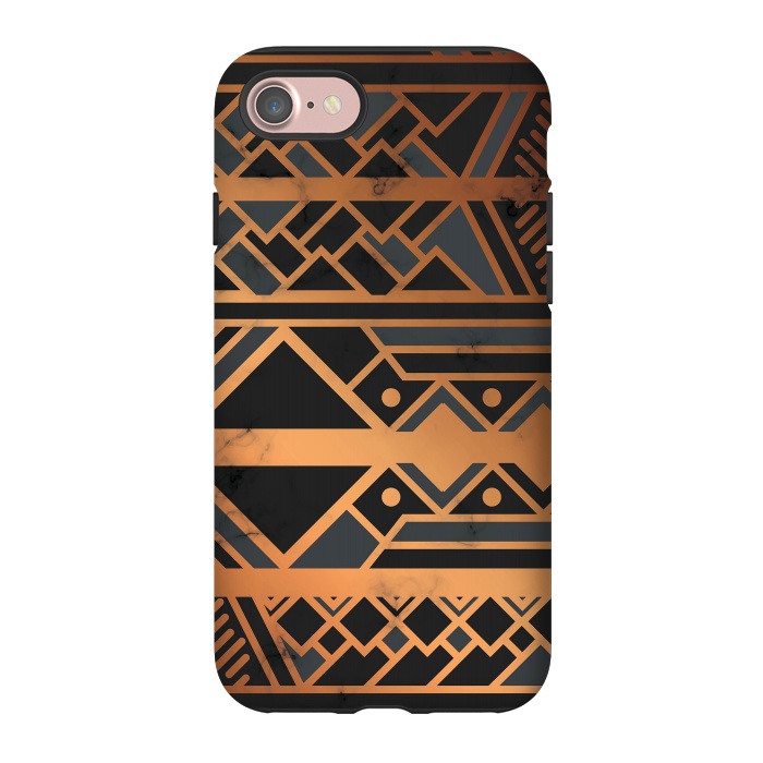 iPhone 7 StrongFit Black and Gold 028 by Jelena Obradovic