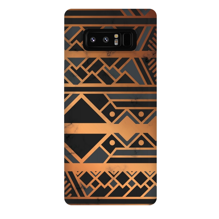 Galaxy Note 8 StrongFit Black and Gold 028 by Jelena Obradovic