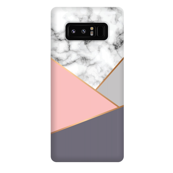 Galaxy Note 8 StrongFit Marble Geometry 033 by Jelena Obradovic