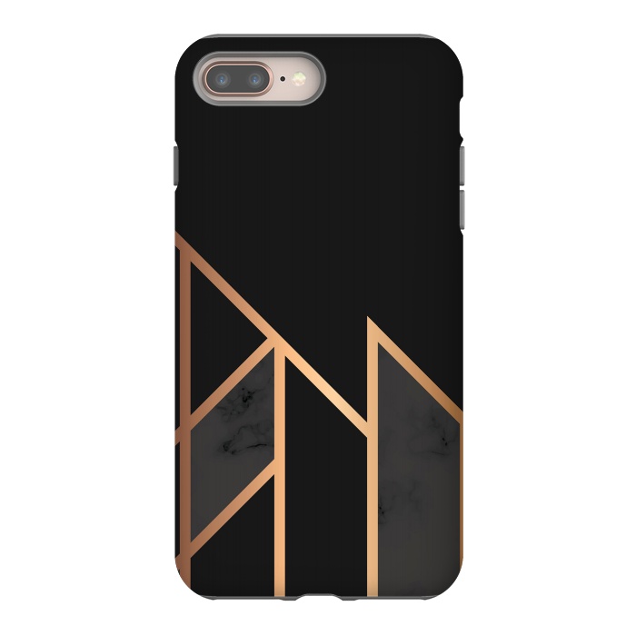 iPhone 7 plus StrongFit Black and Gold 035 by Jelena Obradovic