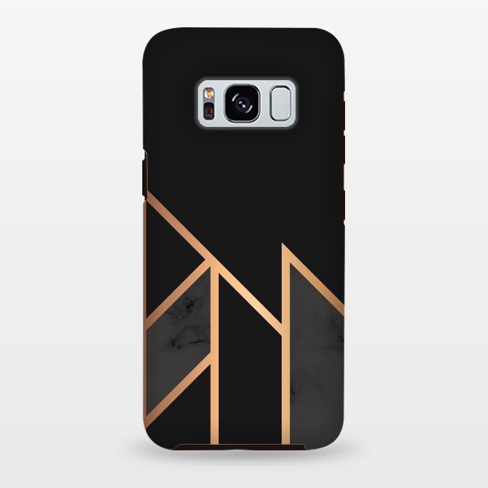 Galaxy S8 plus StrongFit Black and Gold 035 by Jelena Obradovic