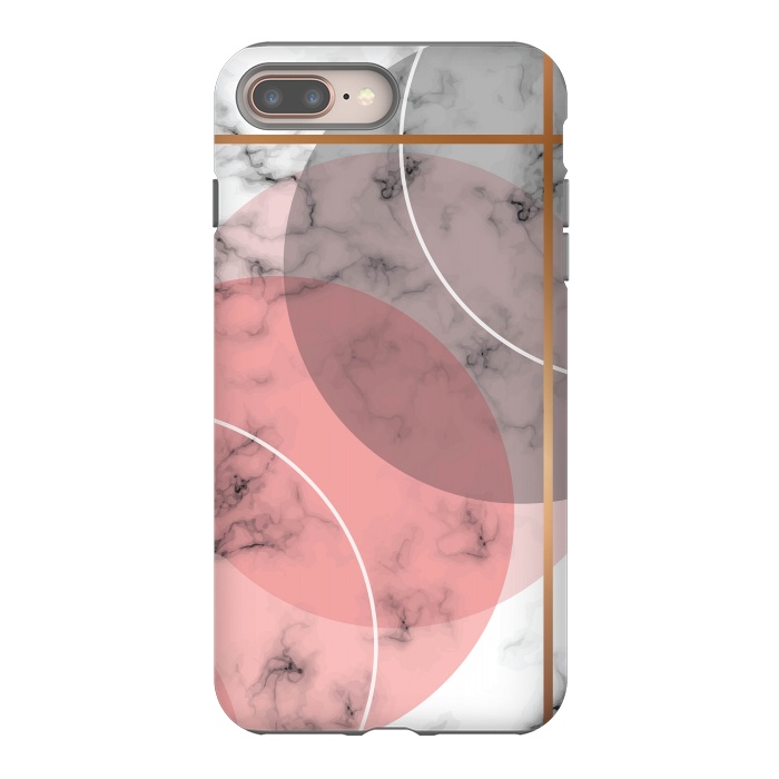 iPhone 7 plus StrongFit Marble Geometry 036 by Jelena Obradovic