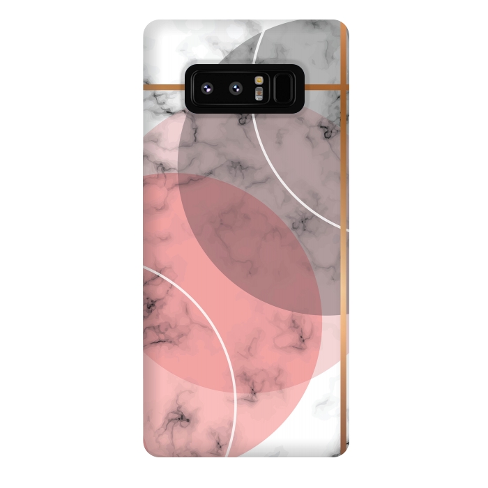 Galaxy Note 8 StrongFit Marble Geometry 036 by Jelena Obradovic
