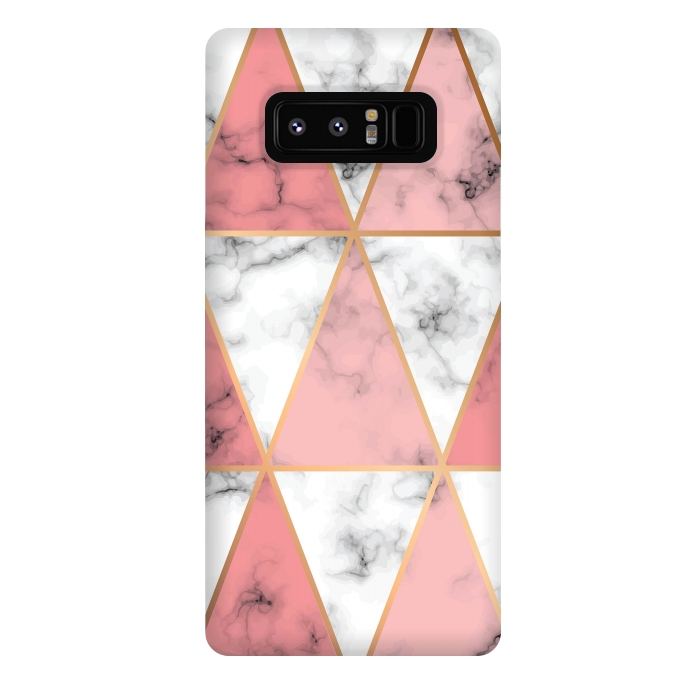Galaxy Note 8 StrongFit Marble Geometry 037 by Jelena Obradovic