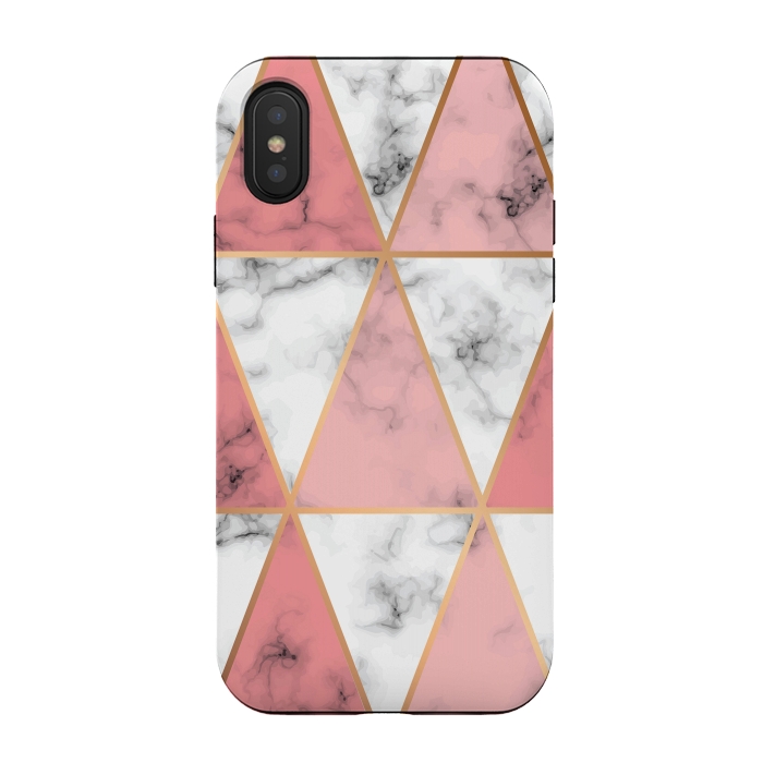 iPhone Xs / X StrongFit Marble Geometry 037 by Jelena Obradovic