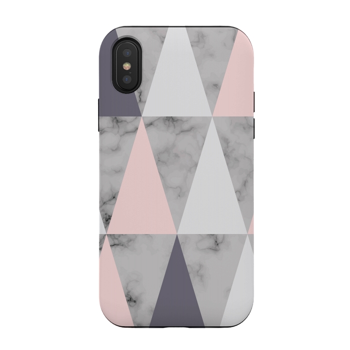 iPhone Xs / X StrongFit Marble Geometry 038 by Jelena Obradovic
