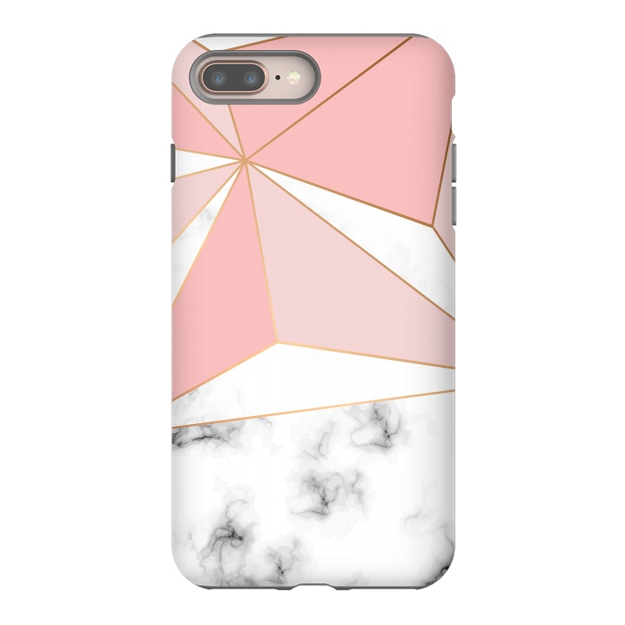 iPhone 7 plus StrongFit Marble Geometry 042 by Jelena Obradovic