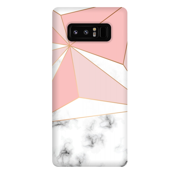 Galaxy Note 8 StrongFit Marble Geometry 042 by Jelena Obradovic