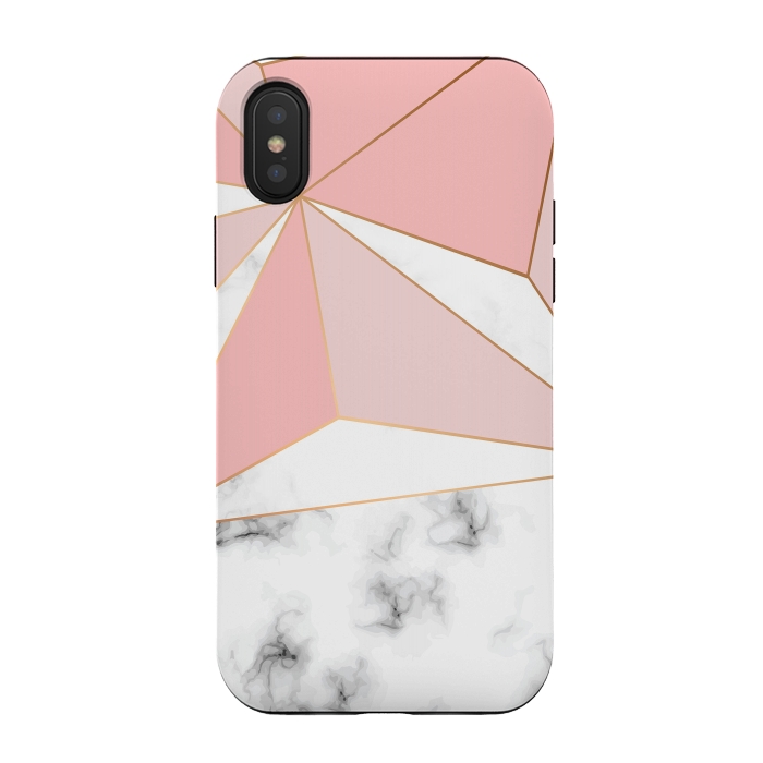 iPhone Xs / X StrongFit Marble Geometry 042 by Jelena Obradovic