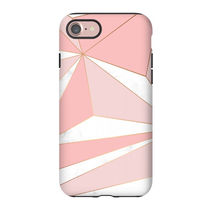 iPhone 7 StrongFit Pink Geometry 043 by Jelena Obradovic