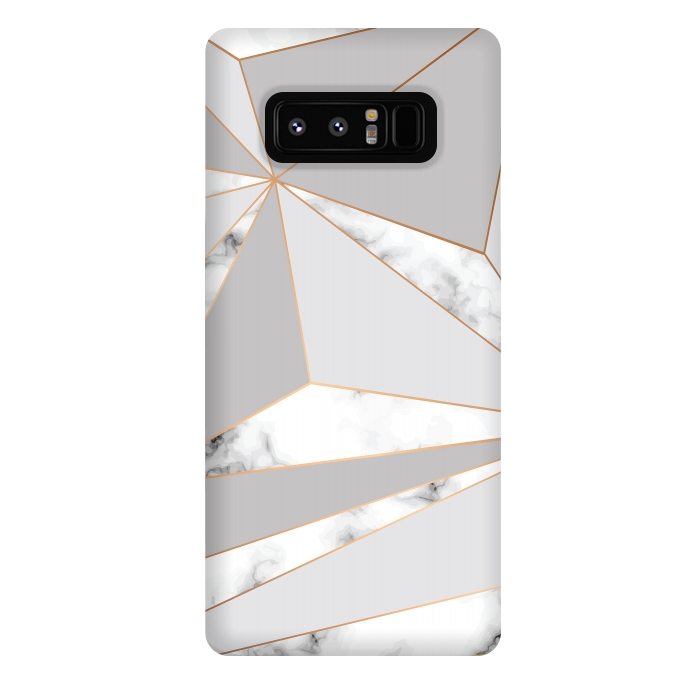 Galaxy Note 8 StrongFit Marble Geometry 044 by Jelena Obradovic