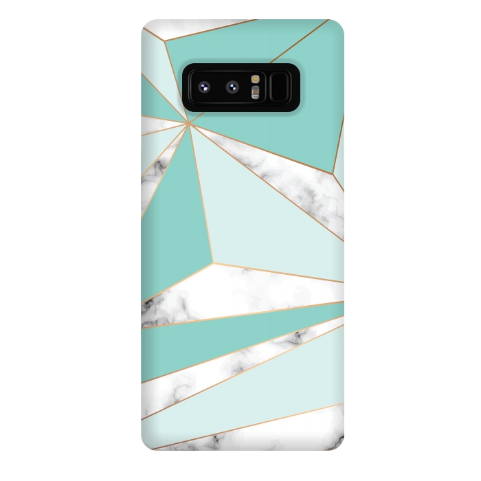 Galaxy Note 8 StrongFit Marble Geometry 045 by Jelena Obradovic