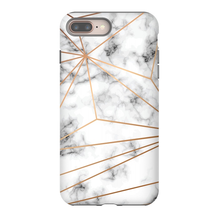 iPhone 7 plus StrongFit Marble Geometry 046 by Jelena Obradovic