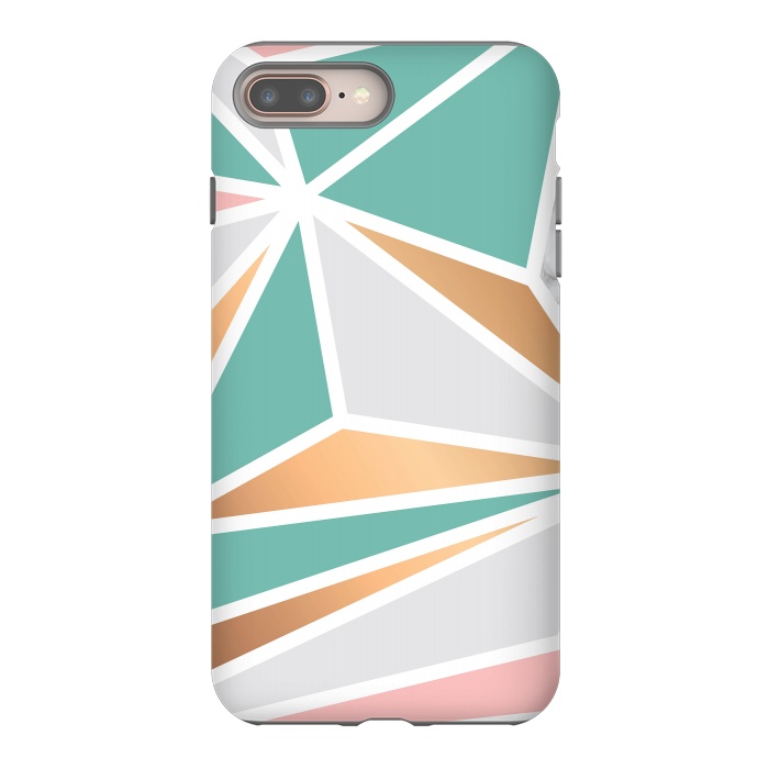 iPhone 7 plus StrongFit Marble Geometry 048 by Jelena Obradovic