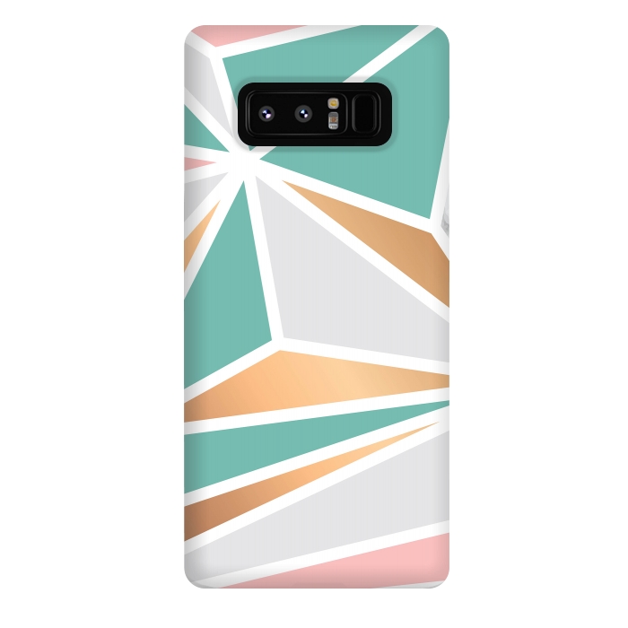 Galaxy Note 8 StrongFit Marble Geometry 048 by Jelena Obradovic