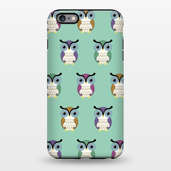 iPhone 6/6s plus StrongFit owl pattern by Laura Nagel
