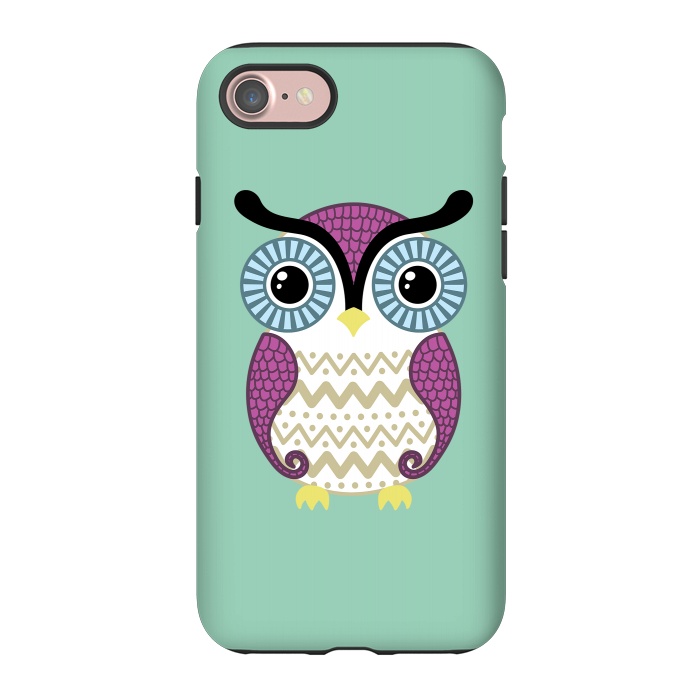 iPhone 7 StrongFit Cute owl by Laura Nagel