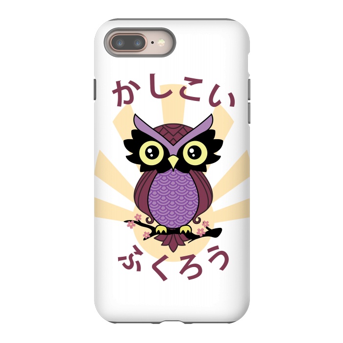 iPhone 7 plus StrongFit Wise owl by Laura Nagel