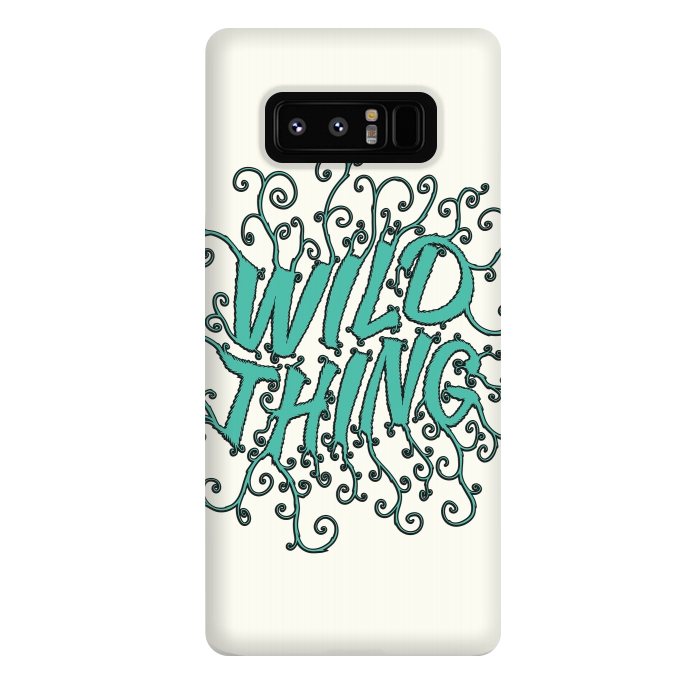Galaxy Note 8 StrongFit Wild thing by Laura Nagel
