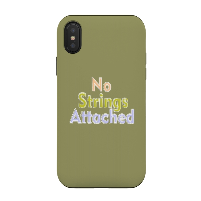 iPhone Xs / X StrongFit No Strings Attached by Dhruv Narelia