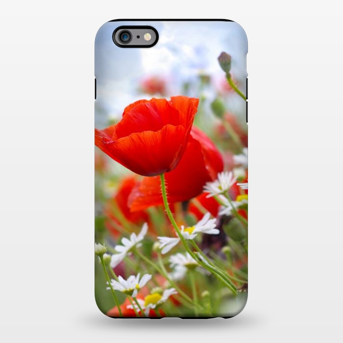 iPhone 6/6s plus StrongFit Red & White Flowers by Bledi