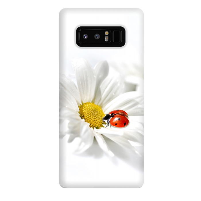 Galaxy Note 8 StrongFit Daisy flower & Ladybug by Bledi