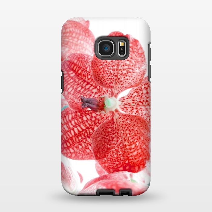 Galaxy S7 EDGE StrongFit Red Natures Flower by Bledi
