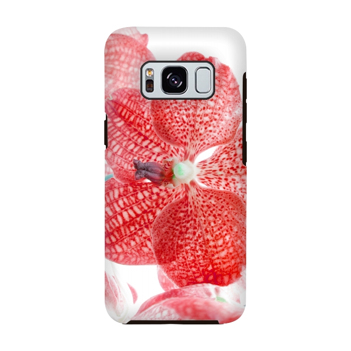 Galaxy S8 StrongFit Red Natures Flower by Bledi