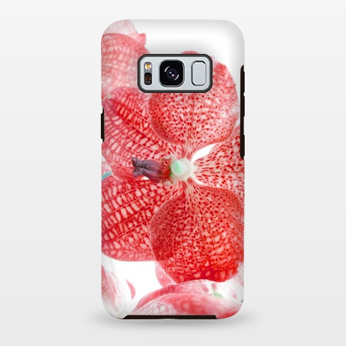 Galaxy S8 plus StrongFit Red Natures Flower by Bledi