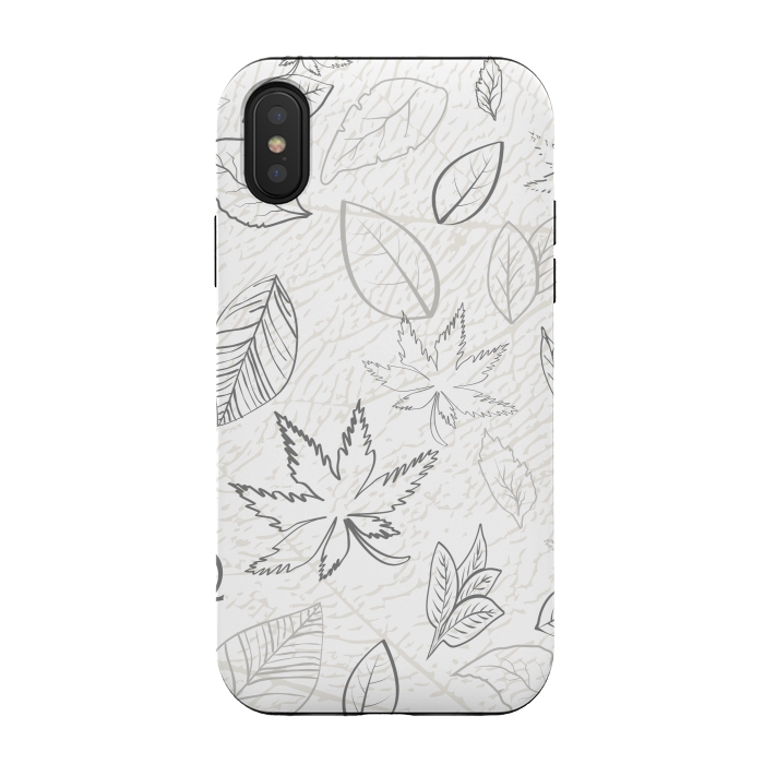 iPhone Xs / X StrongFit Tobacco Pattern XIII by Bledi