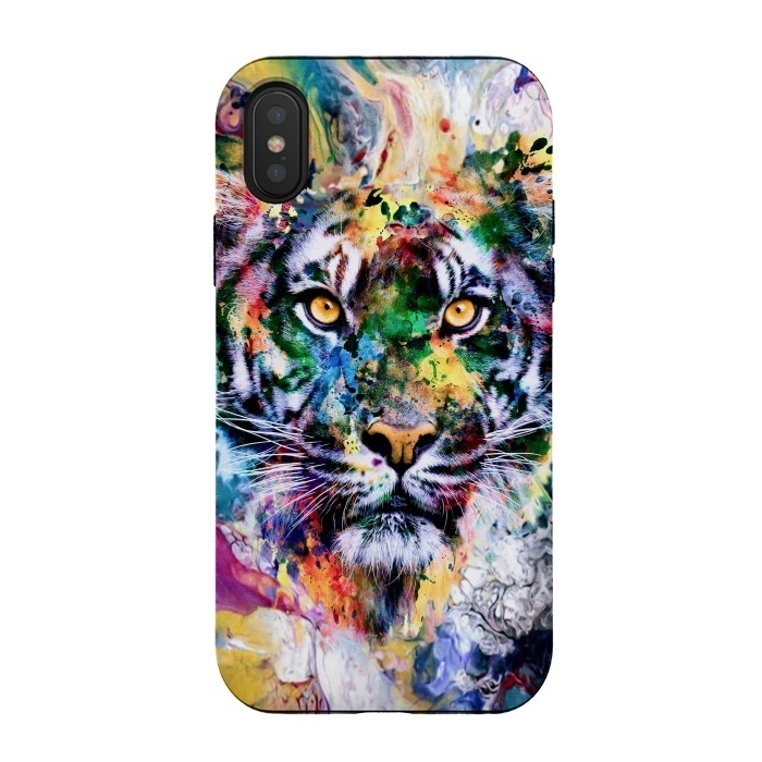 iPhone Xs / X StrongFit Tiger VII by Riza Peker