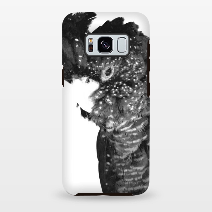 Galaxy S8 plus StrongFit Black and White Cockatoo by Alemi