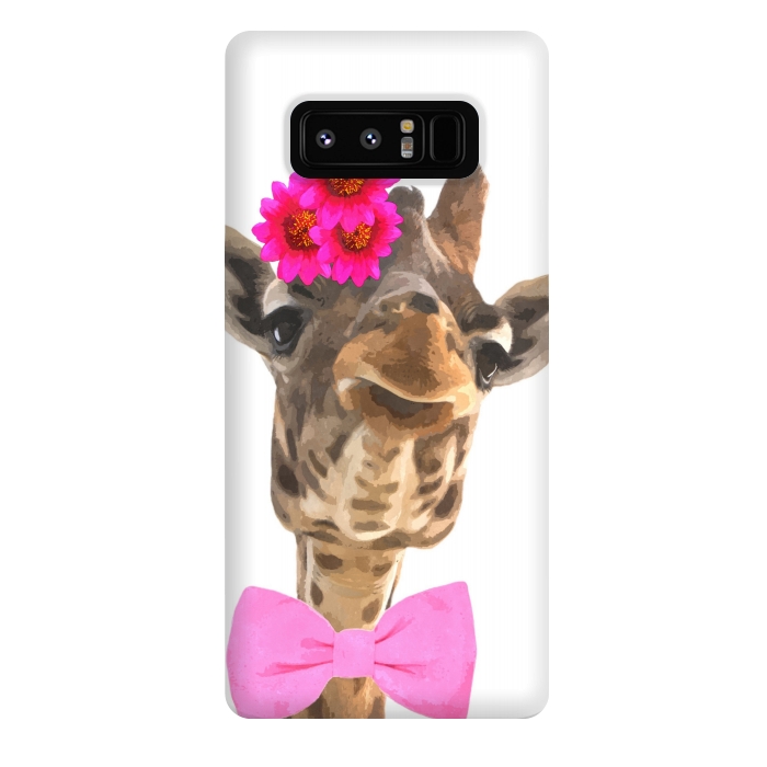 Galaxy Note 8 StrongFit Funny Giraffe Illustration by Alemi