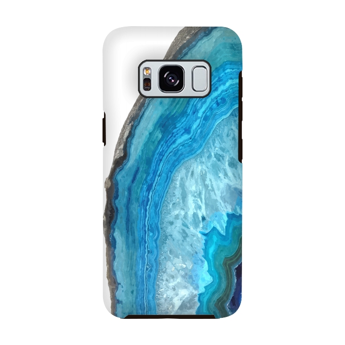 Galaxy S8 StrongFit Druze Blue Agate by Alemi