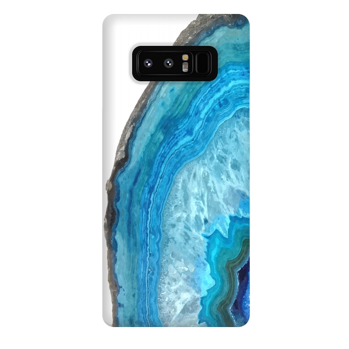 Galaxy Note 8 StrongFit Druze Blue Agate by Alemi