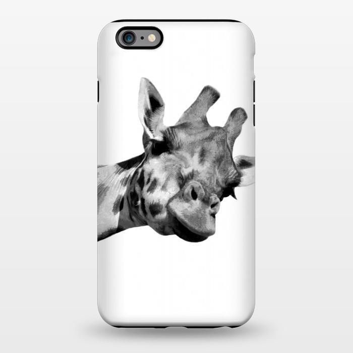 iPhone 6/6s plus StrongFit Black and White Giraffe by Alemi