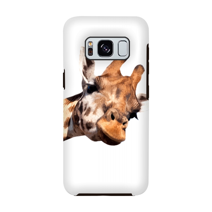 Galaxy S8 StrongFit Giraffe Portrait by Alemi