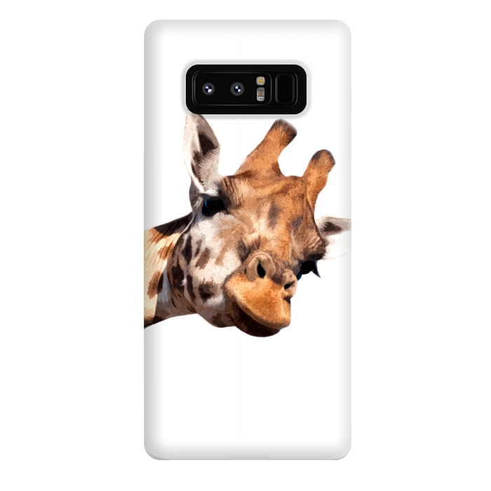 Galaxy Note 8 StrongFit Giraffe Portrait by Alemi