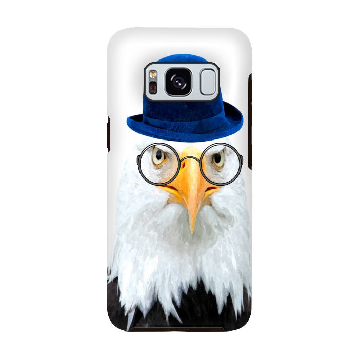 Galaxy S8 StrongFit Funny Eagle Portrait by Alemi