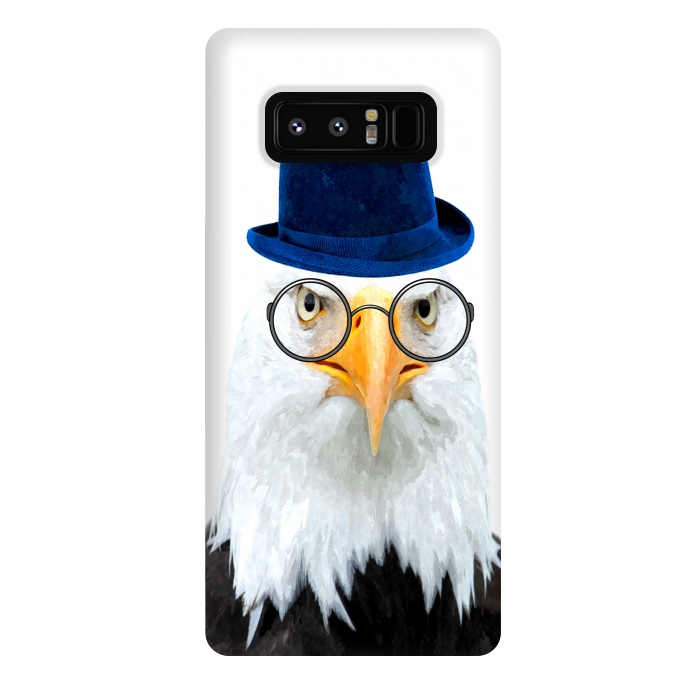 Galaxy Note 8 StrongFit Funny Eagle Portrait by Alemi